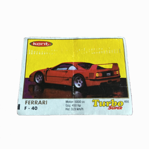 "Turbo Super 466 Kent Ferrari F-40"