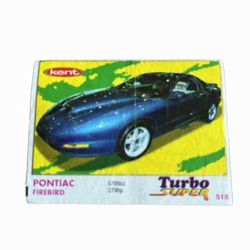 "Turbo Super №518 Kent Pontiac Firebird"