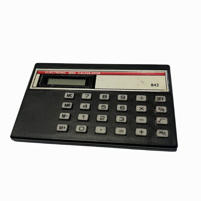 Калькулятор "Electronic mini calculator 842"