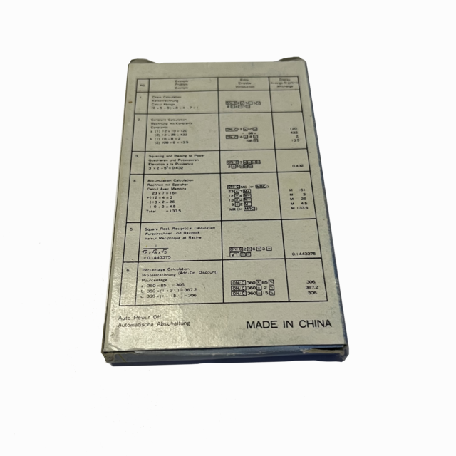 Калькулятор "Electronic mini calculator 842"