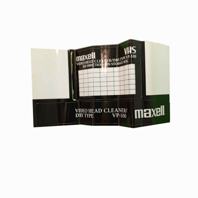 maxell high quality video head cleaner